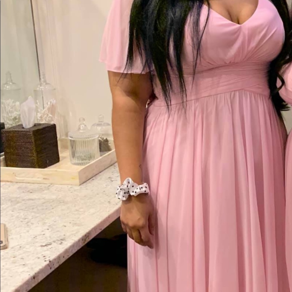 Bridesmaid Dresses (Tickled Pink) David’s Bridal